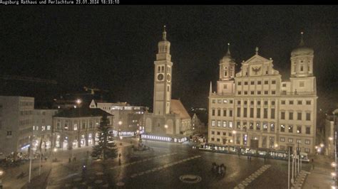 webcam augsburg|Webcam Augsburg: Rathausplatz